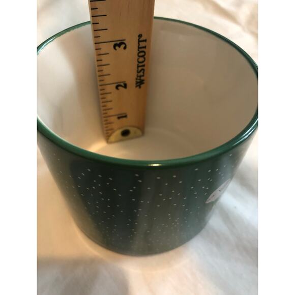 Dog Pug Mug Christmas Green Snow Scarf Elum Coffee Tea - Picture 4 of 7